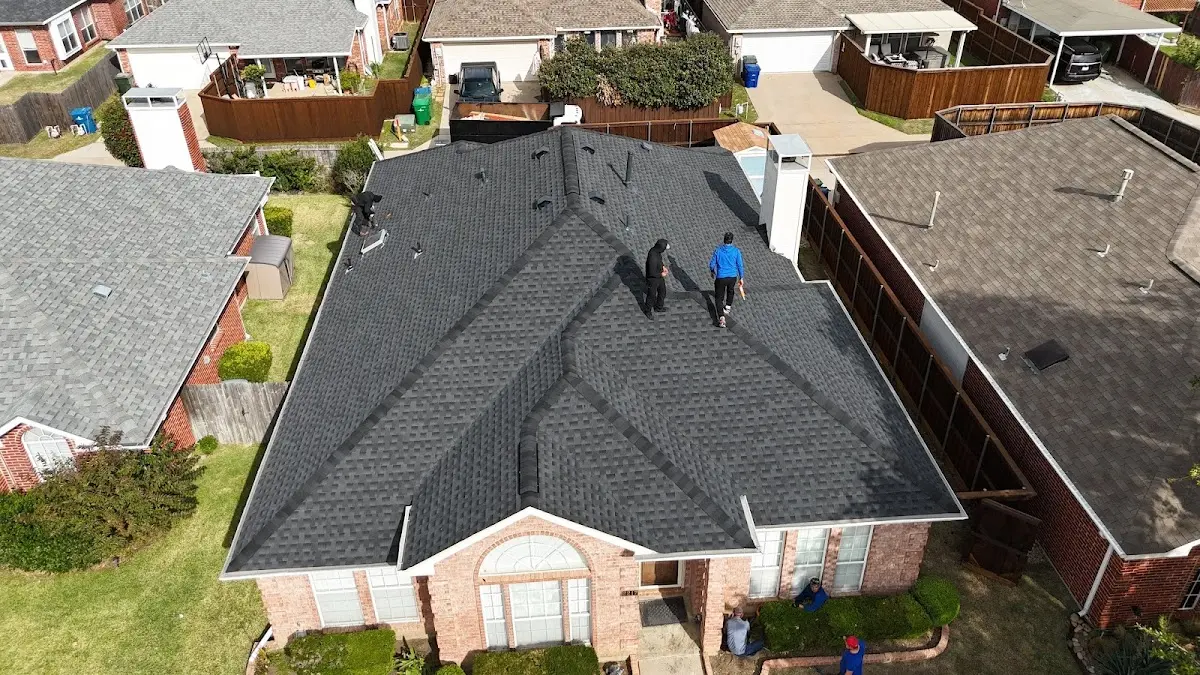 Slate & Tile Roof Repair work in progress on a Avondale property
